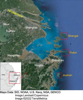 Evaluating the effectiveness of three national marine protected areas in the Yangtze River Delta, China